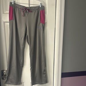 Puma Gray and Pink Track Pants